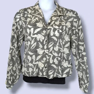 Vintage Spotted Floral Blouse